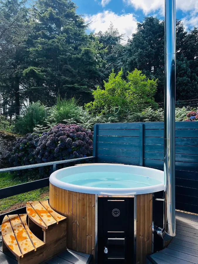 Scorfel Lodge, Northwood, Bain Nordique, Terrasse Trégastel شاليه